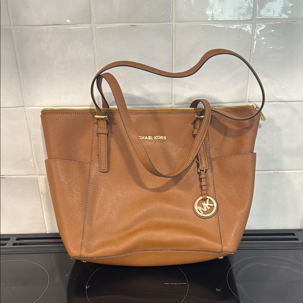 Michael Kors Tan Leather Tote